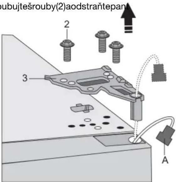 ubujtešrouby(2)aodstraňtepan 2 3 A