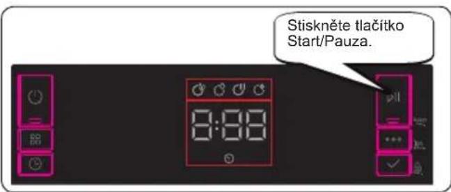Stiskněte tlačitko Start/Pauza.