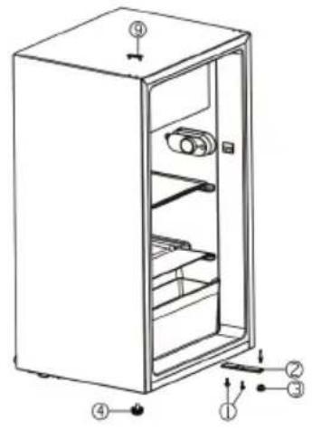 Philco PTB 94 FW - ČÁST 4: ZMĚNA SMĚRU OTEVÍRÁNÍ DVÍŘEK - 4