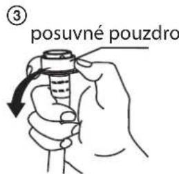 ③ posuvné pouzdro