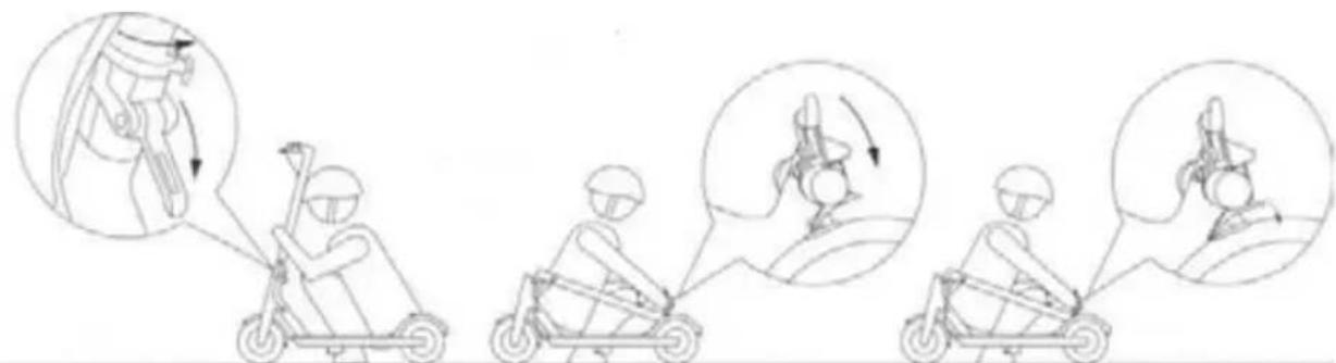 SENCOR SCOOTER S30 - Skládání a transport - 1