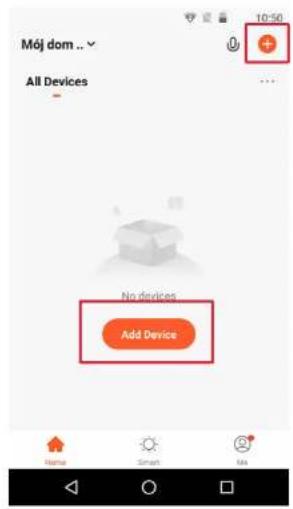Mój dom.~ All Devices No devices Add Device