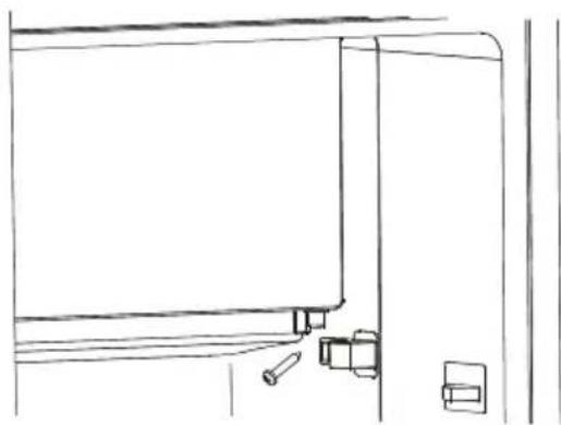 Philco PTB 117 D - Změna směru otevírání dvířek mrazicího prostoru - 1