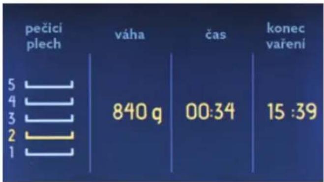 Philco POB 7810 CBX - Čas ukončení pečení - 1