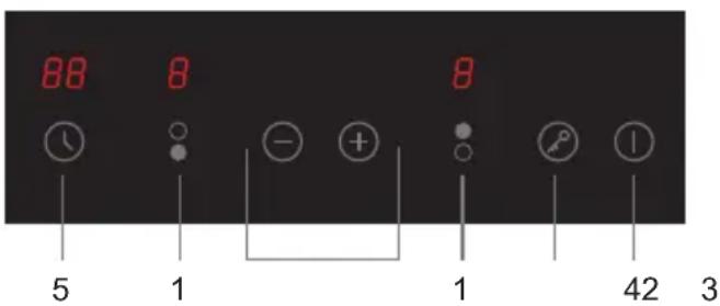 Philco PHS 302 C - Ovládací panel - 1