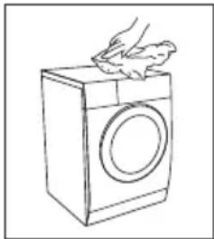 Philco PLDS 106 DG - Čištění vnějšího povrchu spotřebiče - 1