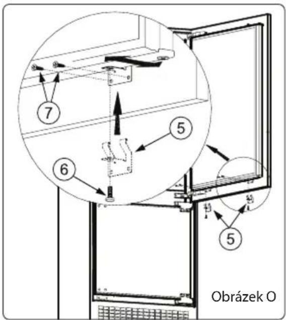 Philco PCN 17732 EBi - Pokyny k instalaci a změna směru otevírání dveří - 8