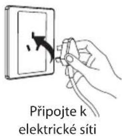 Připojte k elektrické sítí