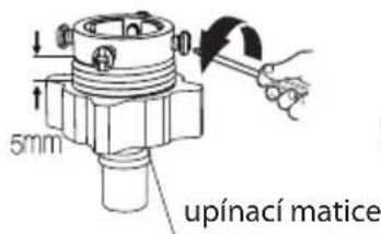 5mm upínací matice