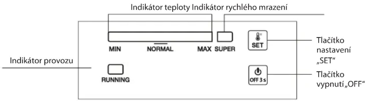 Philco PCF 246 EFPI - Nastavení teploty - 1