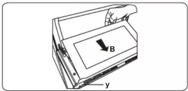 Philco POB 789 FBX - Vyjmutí vnitřního skla dvířek trouby - 2