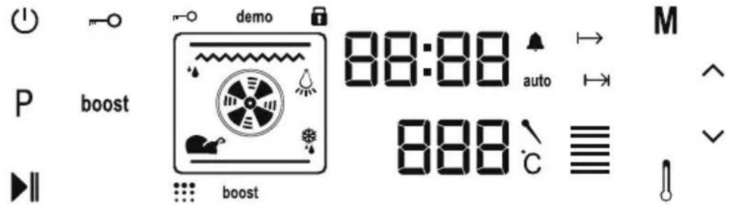 Philco POB 789 FBX - Použití plně dotykového ovladače časovače - 1