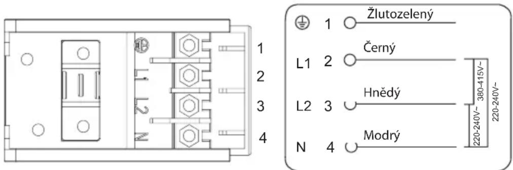 Philco PHS 604 IC - Připojení varné desky k elektrické síti - 1