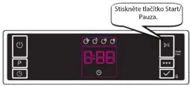 Stiskněte tlačitko Start/ Pauza.