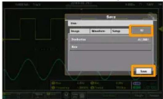 Save File: Image Window Setup All Settings Alt+F Box Save