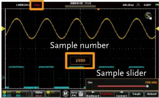 Sample number 2980 Sample slider