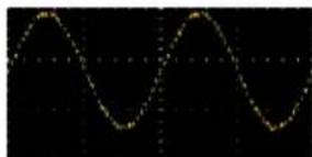 GW Instek GDS-210 - Display the Waveform as Dots or Vectors - 1