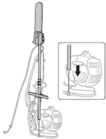 HUSQVARNA TA1100 - A munkamagasság beállítása - 7