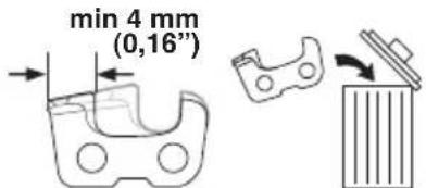 min 4 mm (0,16'')