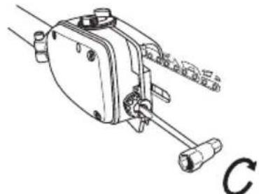 HUSQVARNA TA1100 - Napinanie łańcucha pilarki - 5