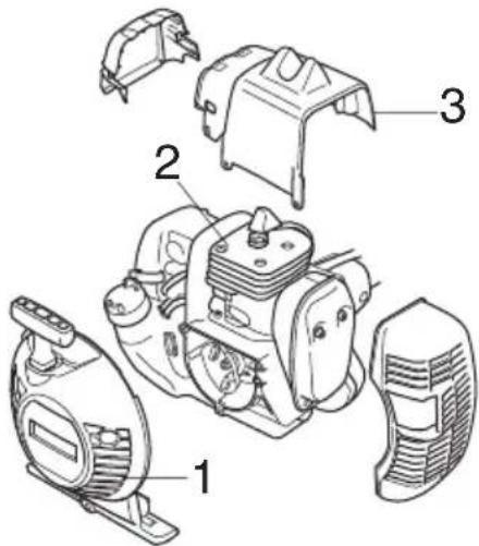 HUSQVARNA TA1100 - Chladicí systém - 2