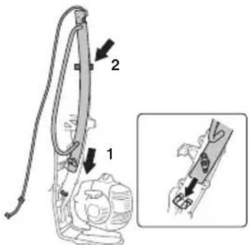 HUSQVARNA TA1100 - A munkamagasság beállítása - 4