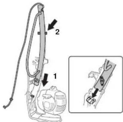 HUSQVARNA TA1100 - Nastavenie pracovnej výšky - 3