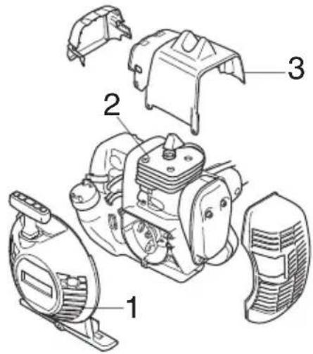 HUSQVARNA TA1100 - Układ chłodzenia - 2