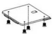 BLAUPUNKT KR14BT - Wall-mount the unit - 2