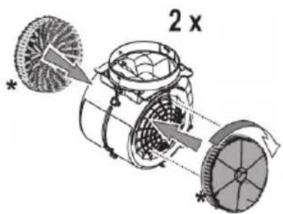 Philco PEW 459 B - Filtrů s aktivním uhlím (pouze verze s fi Itrem) - 1