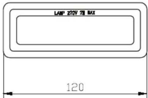 LAMP 220V 22 MAX 120