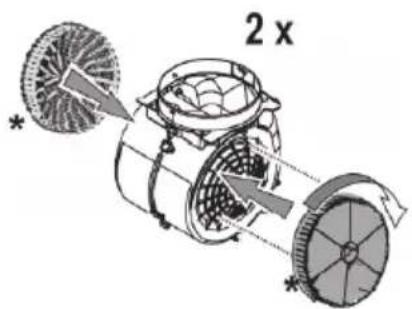 Philco PEW 729 TP - Filtr s aktivním uhlím (jen u verze s recirkulací) - 1