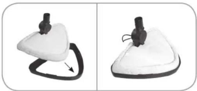 Eldom Alto PM850 - Before using the mop, vacuum clean the surface. - 1