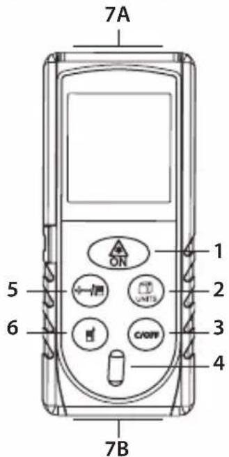 7A ON 1 5 2 6 3 CROW 4 7B