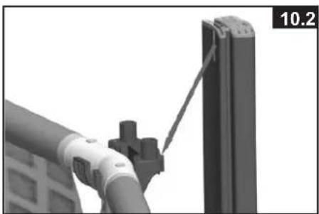 INTEX Graphite Panel pool - Support post installation - 2