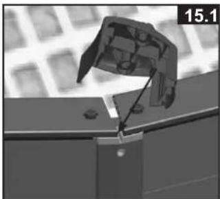 INTEX Graphite Panel pool - Top Clamp Cover Installation - 1
