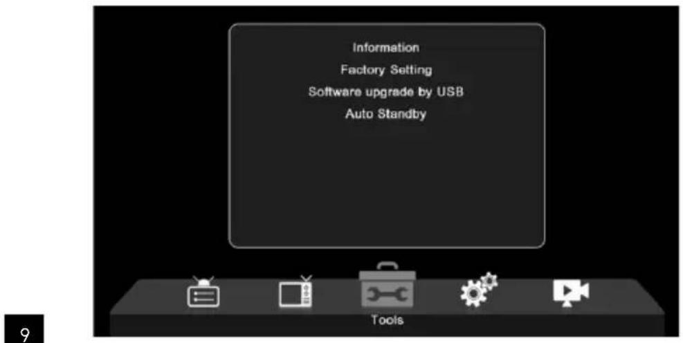 Information Factory Setting Software upgrade by USB Auto Standby Tools
