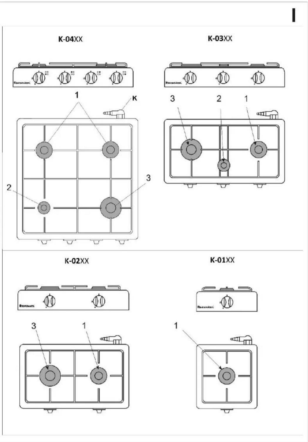K-04XX K-03XX 1 K 2 3 K-02XX K-01XX 3 1 1