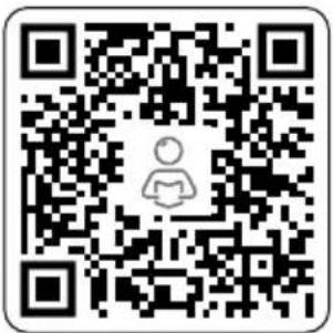 QR code with a central icon depicting a person wearing a hat, likely for digital access or authentication.