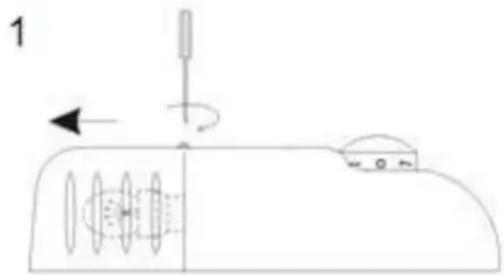 Ravanson LKK-120RB - REPLACING THE BULB - 1
