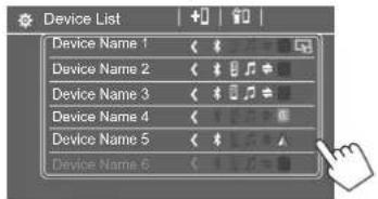 Device List Device Name 1 Device Name 2 Device Name 3 Device Name 4 Device Name 5 Device Name 6