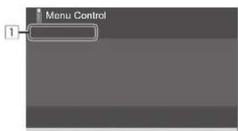 Menu Control