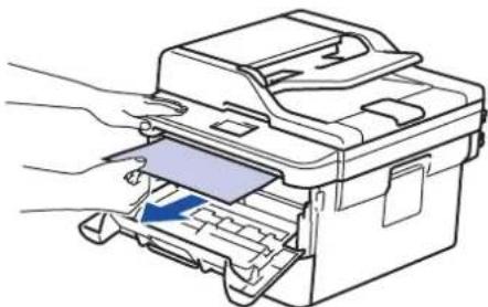 BROTHER DCP-B7500D - Papír uvízl uvnitř přístroje - 4