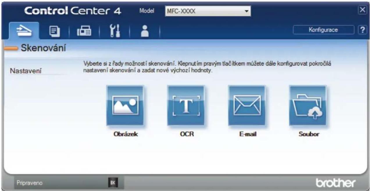 BROTHER DCP-B7500D - Skenování do přílohy e-mailu pomocí aplikace ControlCenter4 v pokročilém režimu (Windows) - 1