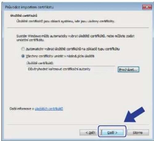 BROTHER DCP-B7500D - Instalace certifikátu s automatickým podpisem pro uživatele systému Windows s právy správce - 9