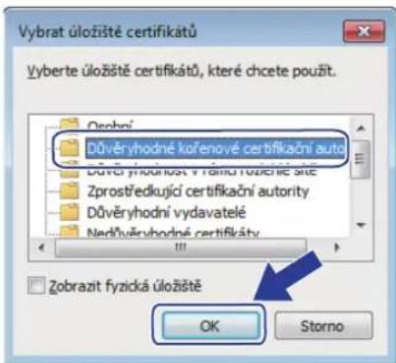 BROTHER DCP-B7500D - Instalace certifikátu s automatickým podpisem pro uživatele systému Windows s právy správce - 8