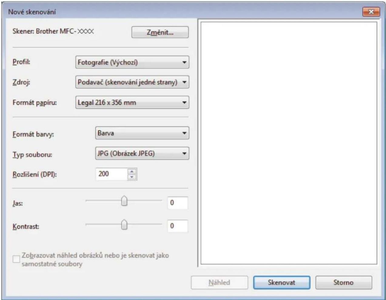 BROTHER DCP-B7500D - Skenování pomocí nástroje Windows Fax a skener - 1