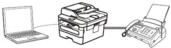 BROTHER DCP-B7500D - Přehled PC-FAX (Windows) - 1