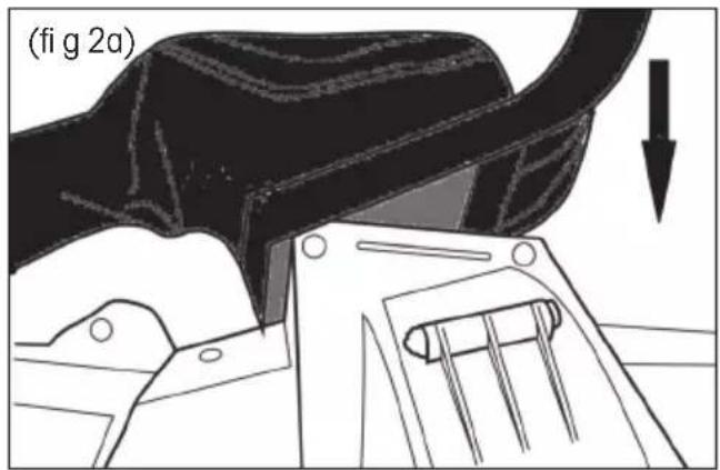 Fieldmann FZF 4050-E - Attaching the collection sack - 1
