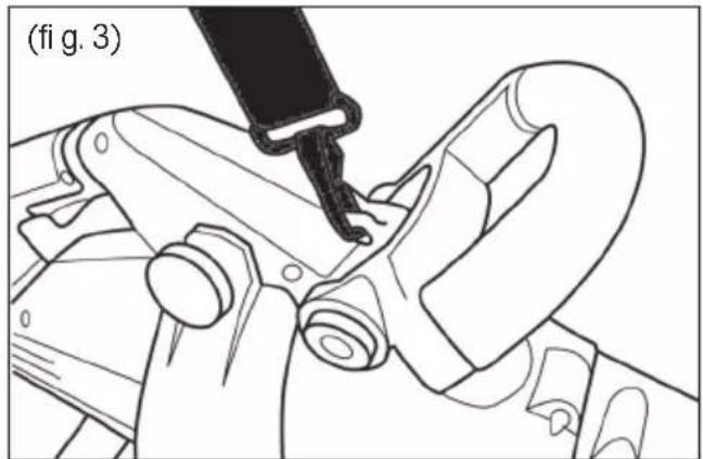 Fieldmann FZF 4050-E - Attaching the shoulder strap - 1